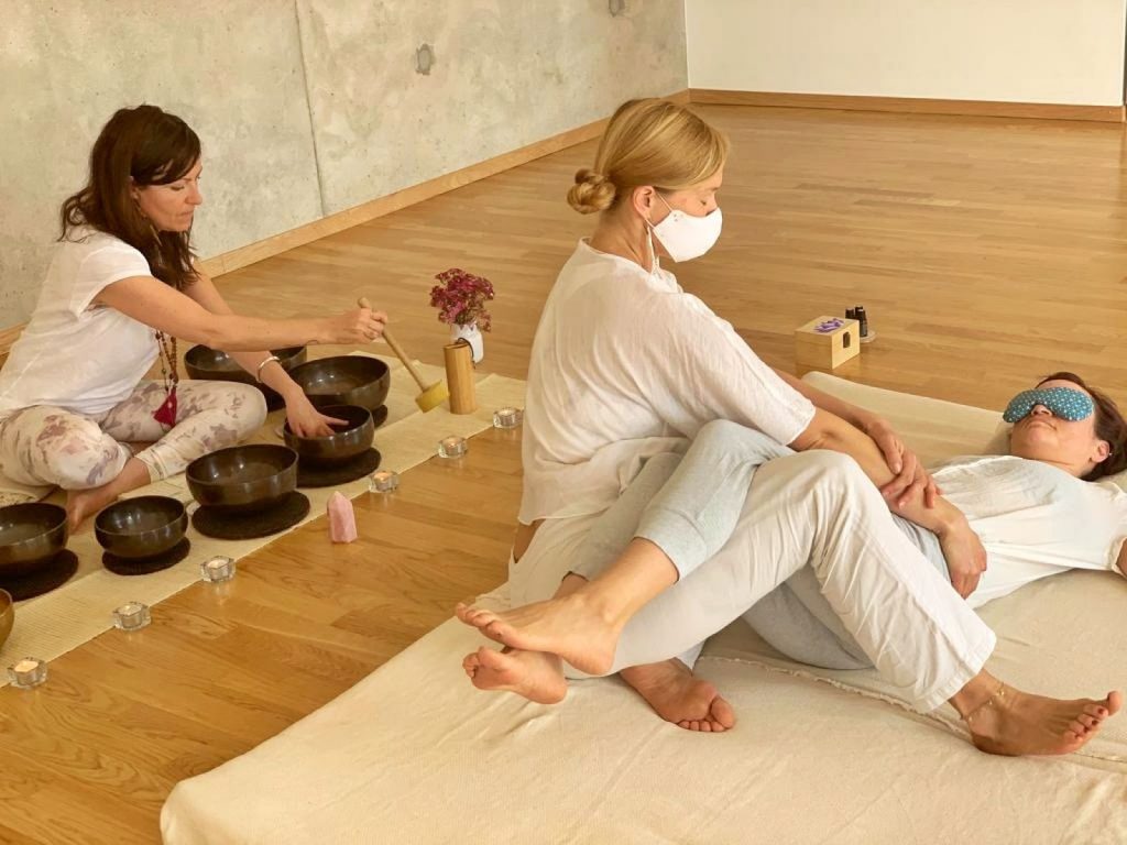 massage tai couplé au massage sonore