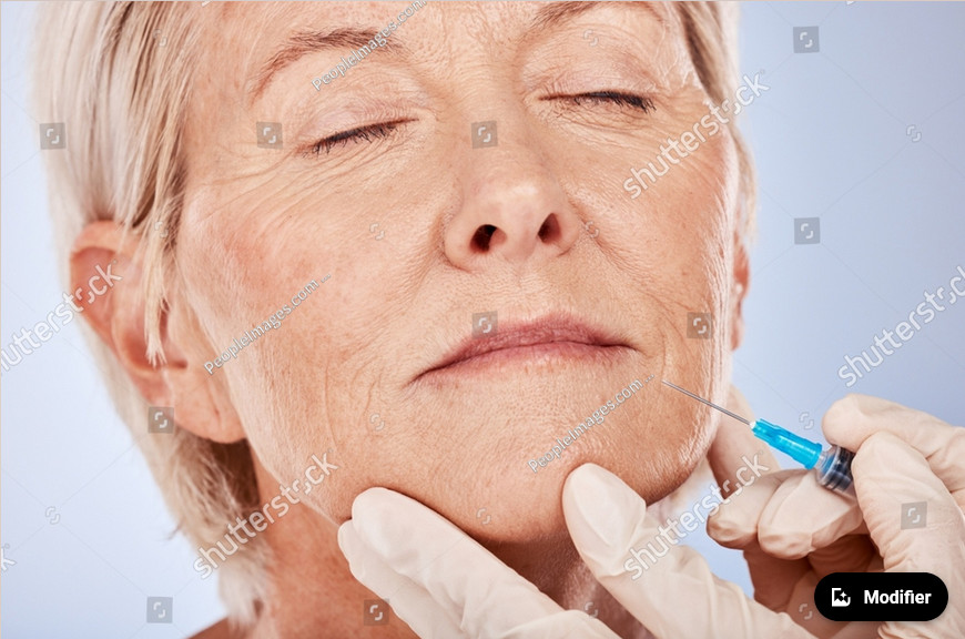 Les injections de PRP redonnent de l'éclat à la peau.  